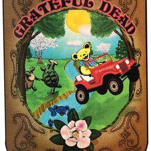 Grateful Dead Sugar Magnolia Blanket ~ 50" x 60" ~ Officially Licensed ~ New!